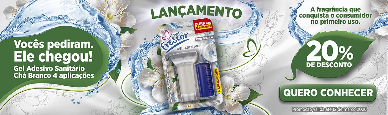 LANÇAMENTO Gel Cha Branco  20%OFF