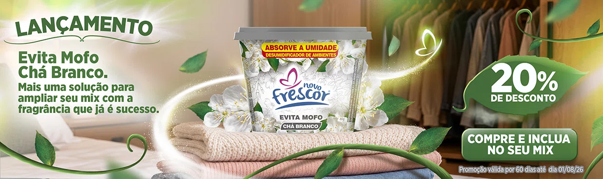 Lançamento Evita Mofo Cha Branco 20%OFF