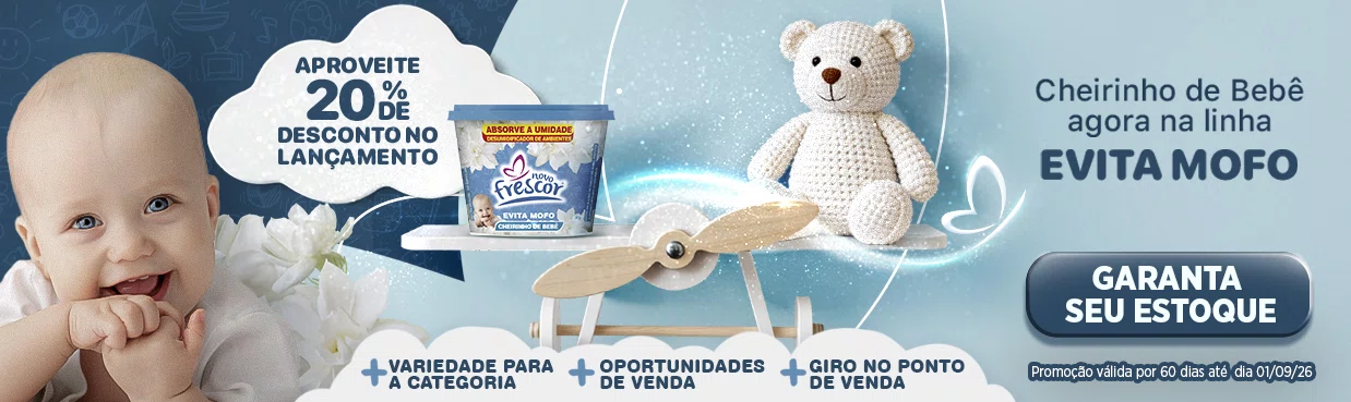 Lançamento Evita mofo chei Bebe 