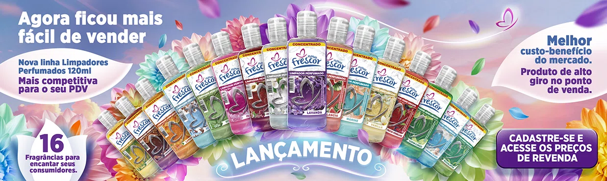Lancamento limpadores 120ml