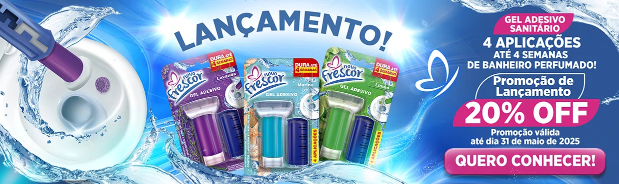lançamento gel 4 aplicações