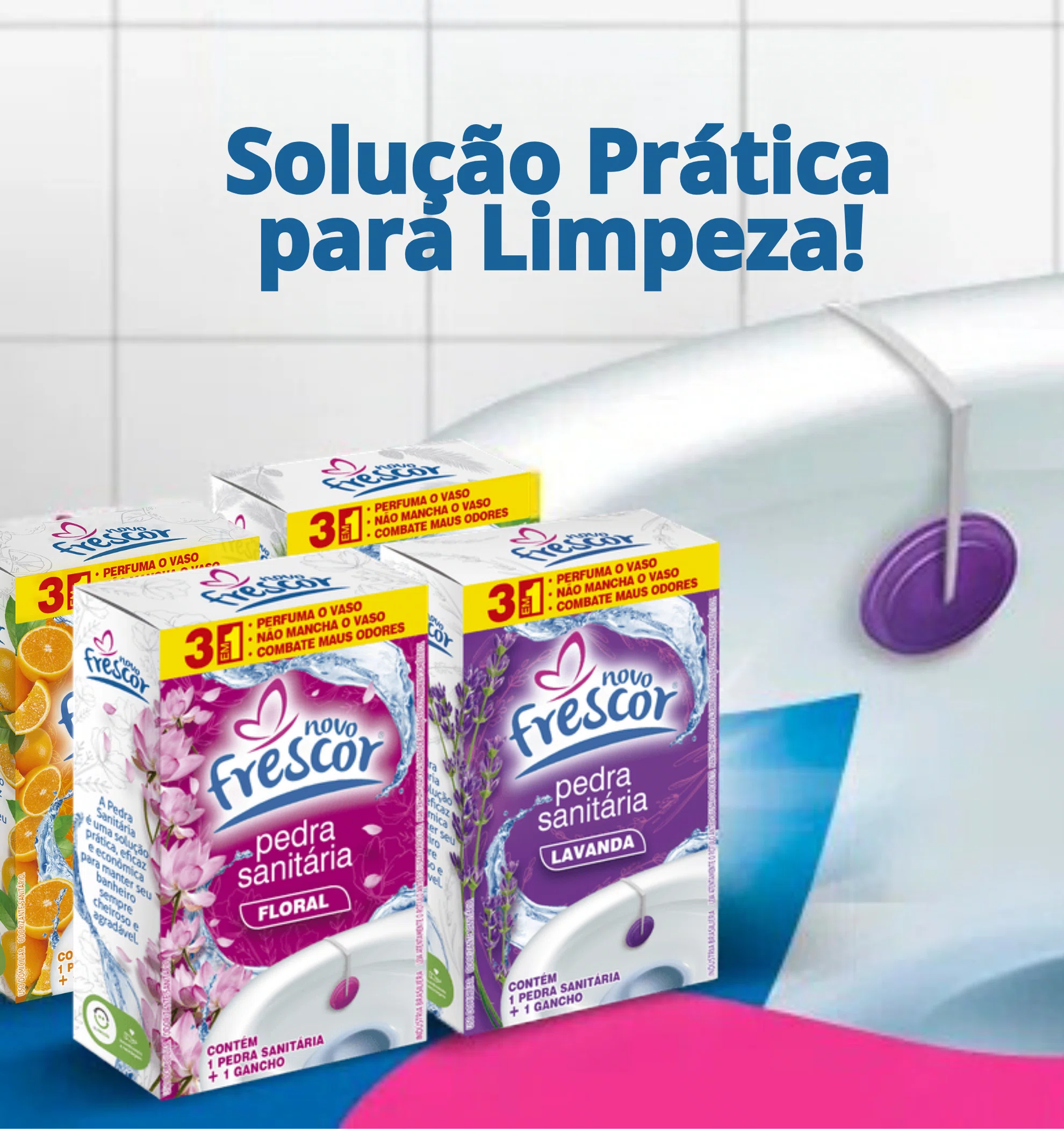 Pedra sanitária nova embalagem