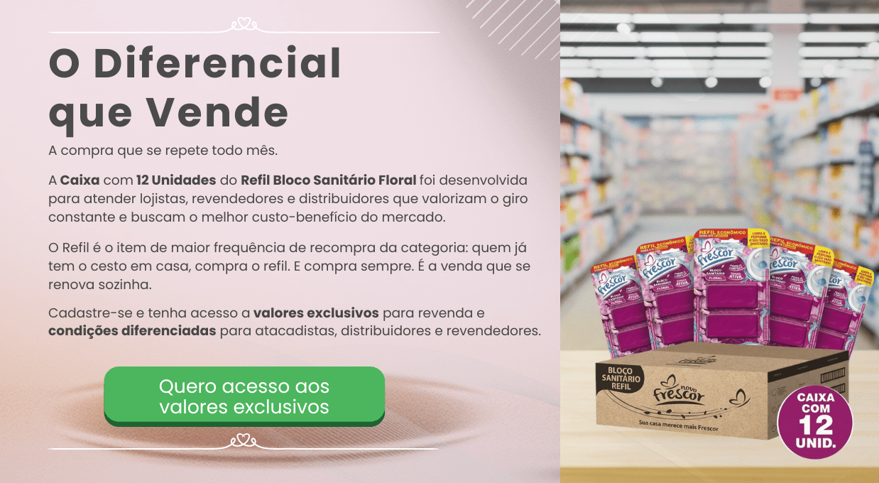 Caixa com 24 unidades do Bloco Sanitário Floral sem cesto Novo Frescor para atacado.png