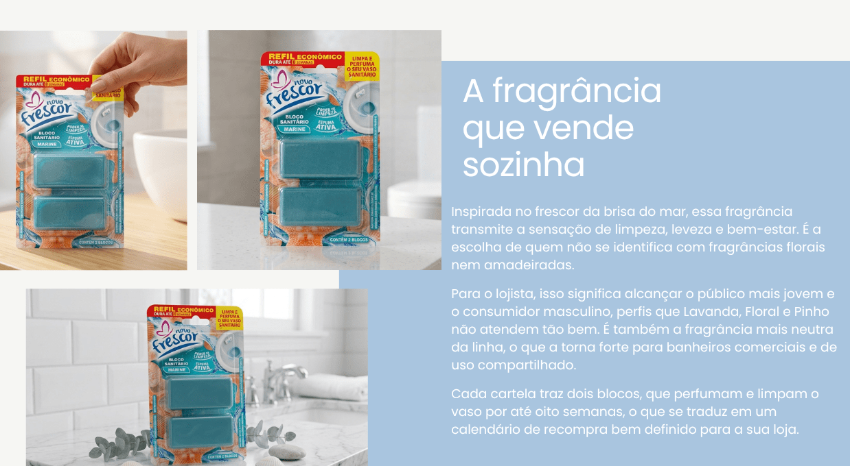 Bloco Sanitário Marine aplicado em banheiros residenciais e comerciais