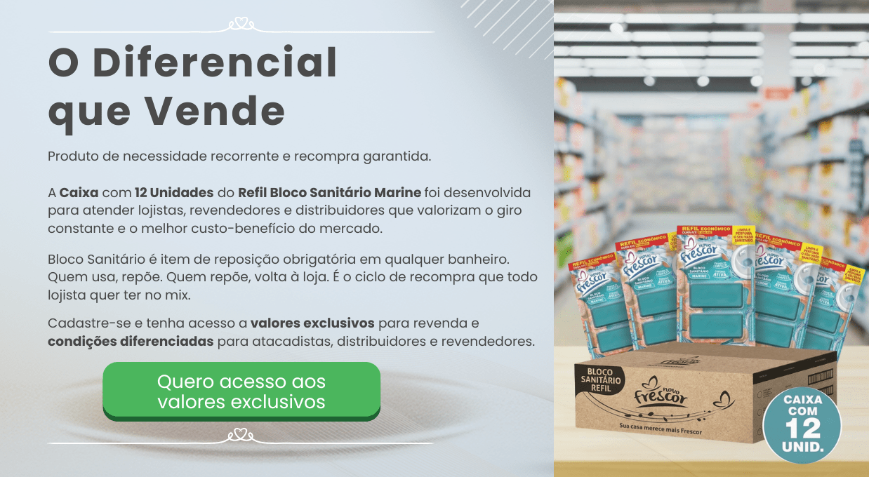 Caixa com 12 unidades do Bloco Sanitário Marine com cesto Novo Frescor para atacado.png