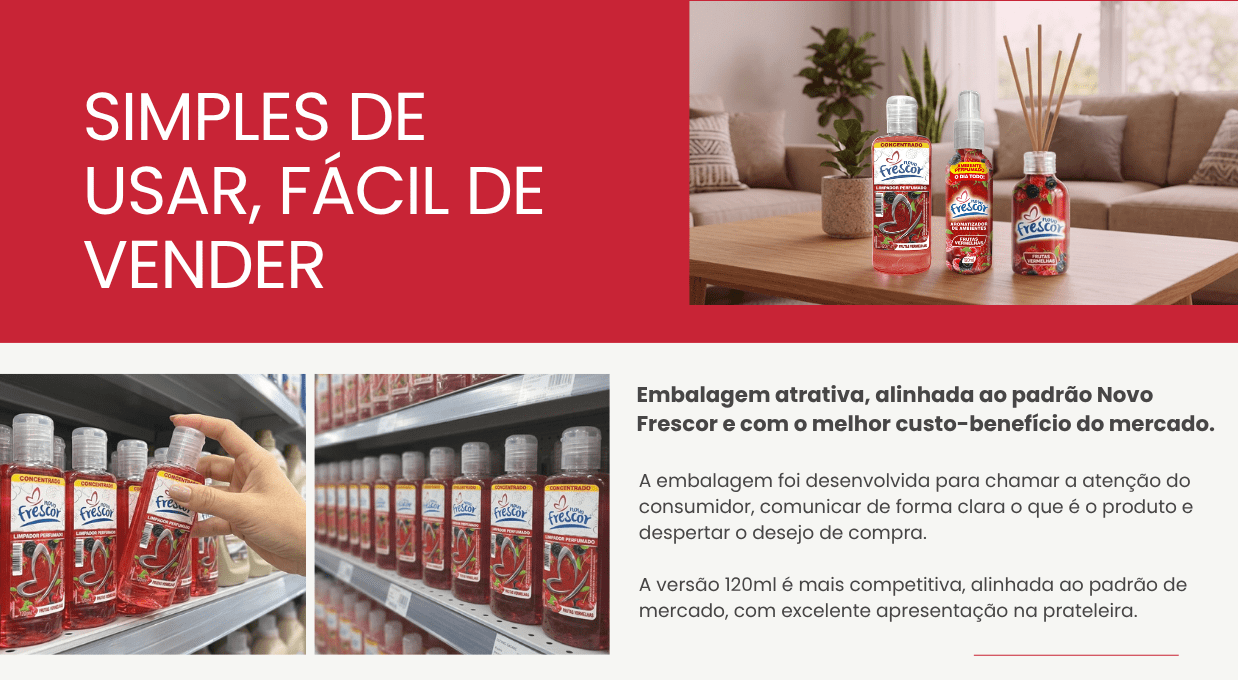Linha Frutas Vermelhas Novo Frescor 120ml em ambiente residencial