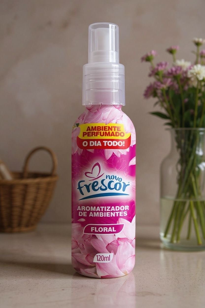 Aromatizador de Ambientes Spray Floral | Novo Frescor 120ml
