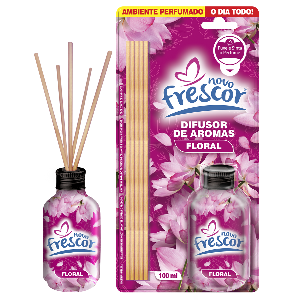Difusor de Aromas Floral | Varetas | Novo Frescor | 100ml