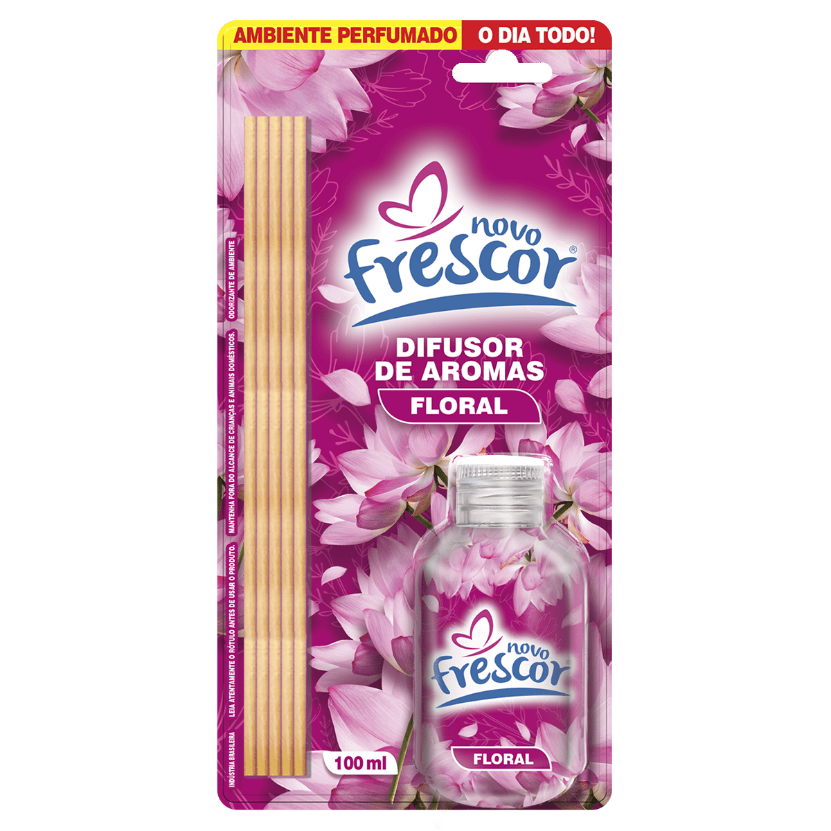 Difusor de Aromas Floral | Varetas | Novo Frescor | 100ml