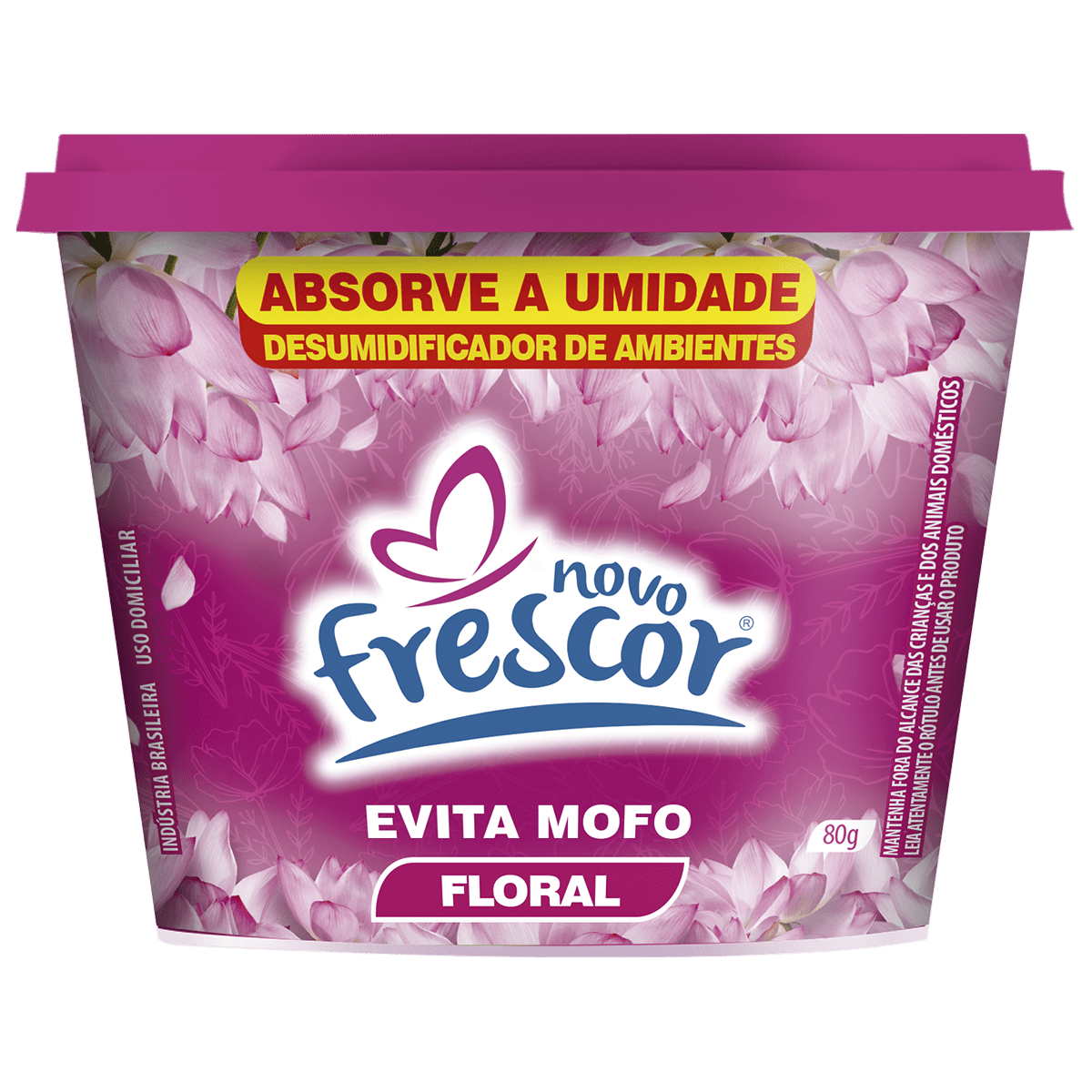 Evita Mofo Floral Novo Frescor - Desumidificador - Pote 80g