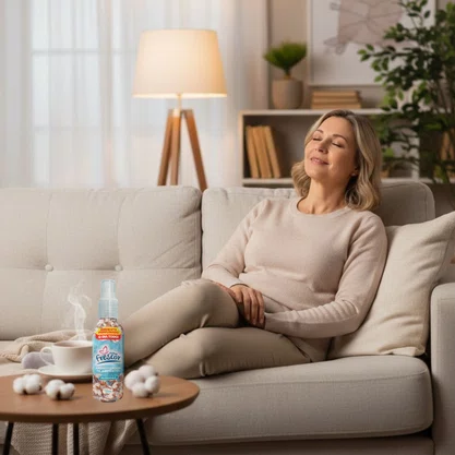 Aromatizador de Ambientes Spray Algodão | Novo Frescor 120ml