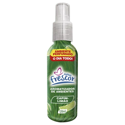 Aromatizador de Ambientes Spray Capim Limão | Novo Frescor 120ml