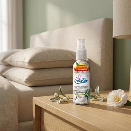 Aromatizador de Ambientes Spray Chá Branco | Caixa com 12 unidades 120ml