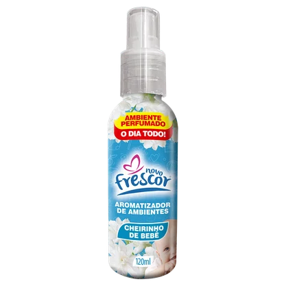 Aromatizador de Ambientes Spray Cheirinho de Bebê | Caixa com 12 unidades 120ml