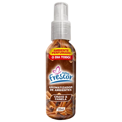 Aromatizador de Ambientes Spray Cravo & Canela | Caixa com 12 unidades 120ml