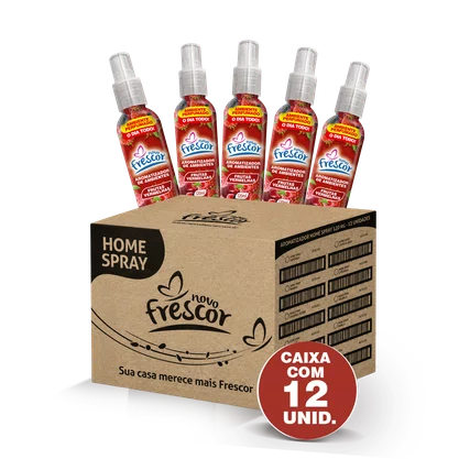 Aromatizador de Ambientes Spray Frutas Vermelhas | Novo Frescor 120ml