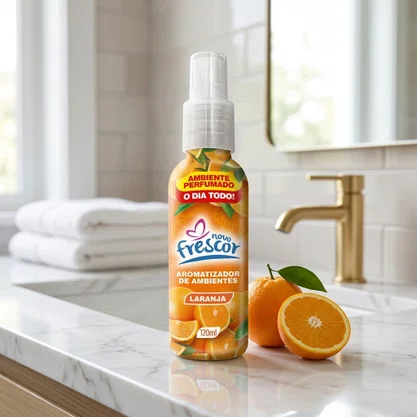 Aromatizador de Ambientes Spray Laranja | Caixa com 12 unidades | 120ml