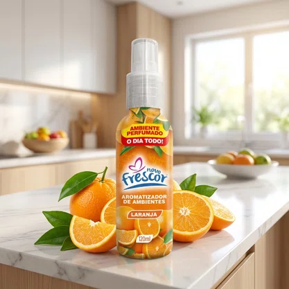 Aromatizador de Ambientes Spray Laranja | Caixa com 12 unidades | 120ml