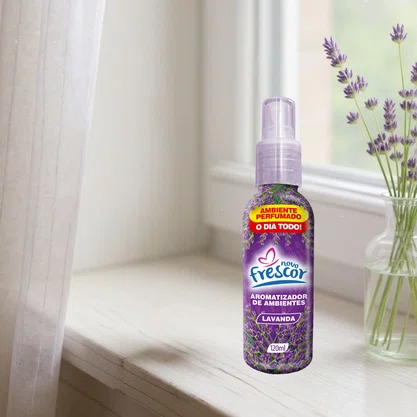 Aromatizador de Ambientes Spray Lavanda | Caixa com 12 unidades 120ml