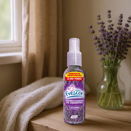 Aromatizador de Ambientes Spray Lavanda | Novo Frescor 120ml