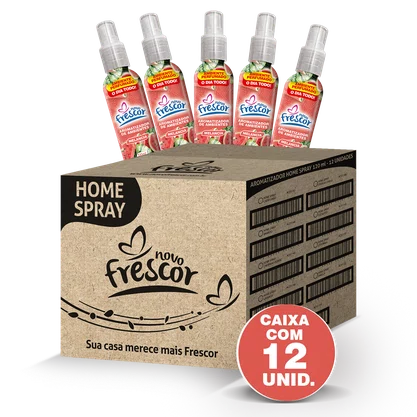 Aromatizador de Ambientes Spray Melancia | Caixa com 12 unidades 120ml