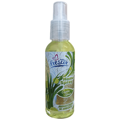 Aromatizador de Ambientes Spray Capim Limão | Caixa com 12 unidades 120ml