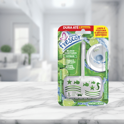 Bloco Sanitario Citrus - 30gramas - caixa com 24 unidades
