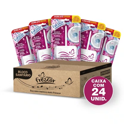 Bloco Sanitário Floral Novo Frescor | 25g | Unidade