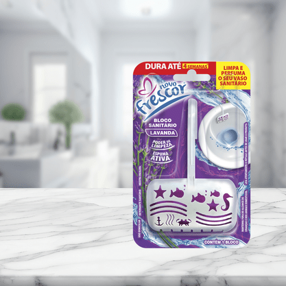 Bloco Sanitario Lavanda Novo Frescor - 30gramas - unidade