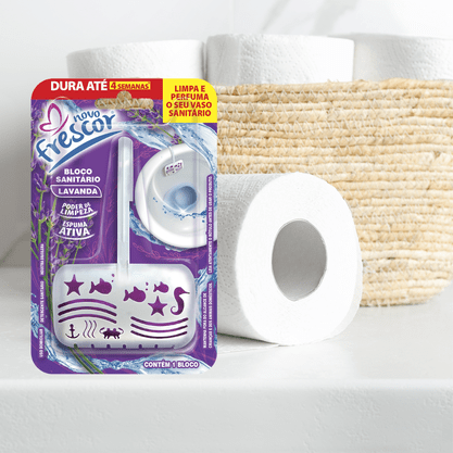 Bloco Sanitario Lavanda Novo Frescor - 30gramas - unidade