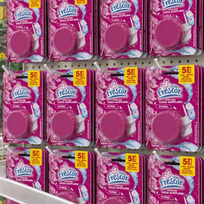 Bloco Sanitário para Caixa Acoplada Floral Novo Frescor - 45g