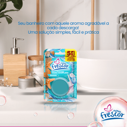 Bloco Sanitário para Caixa Acoplada Marine Novo Frescor - 45g
