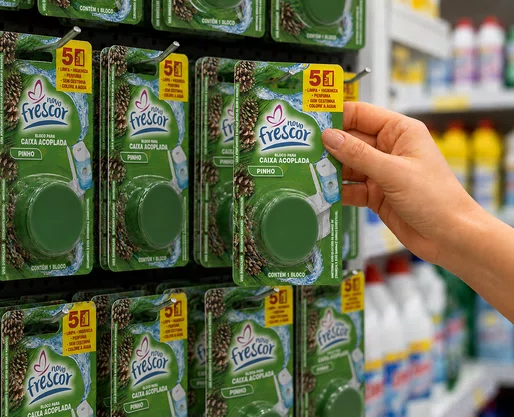 Bloco Sanitário para Caixa Acoplada Pinho 45g caixa com 24un
