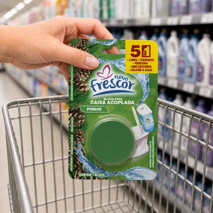 Bloco Sanitário para Caixa Acoplada Pinho 45g caixa com 24un