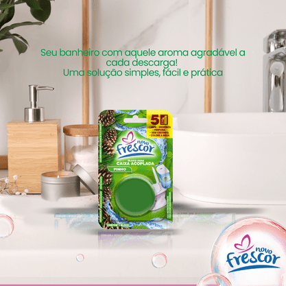 Bloco Sanitário para Caixa Acoplada Pinho Novo Frescor - 45g