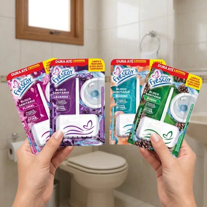 Bloco Sanitário Pinho Novo Frescor | 25g | Unidade
