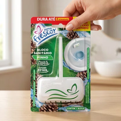 Bloco Sanitário Pinho Novo Frescor | 25g | Unidade