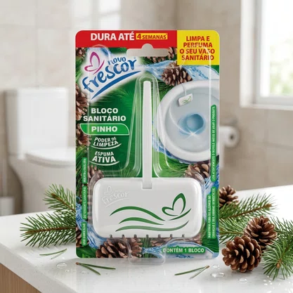 Bloco Sanitário Pinho Novo Frescor | 25g | Unidade