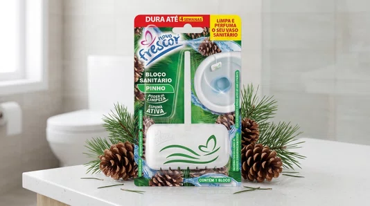 Bloco Sanitário Pinho Novo Frescor | 25g | Unidade