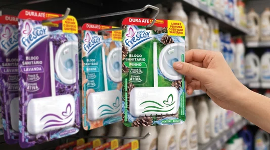 Bloco Sanitário Pinho Novo Frescor | 25g | Unidade
