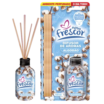 Difusor de Aromas Algodão | Caixa com 12 unidades | 100ml