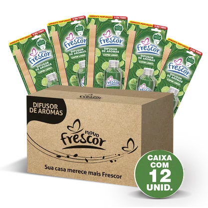 Difusor de Aromas Capim Limão | Varetas | Novo Frescor | 100ml