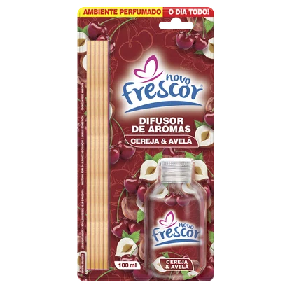 Difusor de Aromas Cereja & Avelã | Caixa com 12 unidades | 100ml
