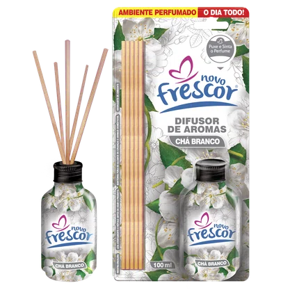 Difusor de Aromas Chá Branco | Caixa com 12 unidades | 100ml