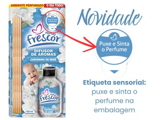 Difusor de Aromas Cheirinho de Bebê | Caixa com 12 unidades | 100ml