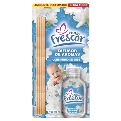 Difusor de Aromas Cheirinho de Bebê | Caixa com 12 unidades | 100ml