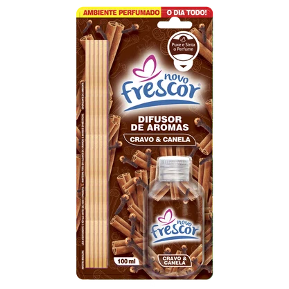 Difusor de Aromas Cravo & Canela | Caixa com 12 unidades | 100ml