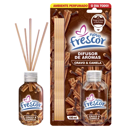 Difusor de Aromas Cravo & Canela | Caixa com 12 unidades | 100ml