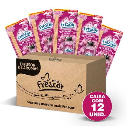 Difusor de Aromas Floral | Caixa com 12 unidades | 100ml