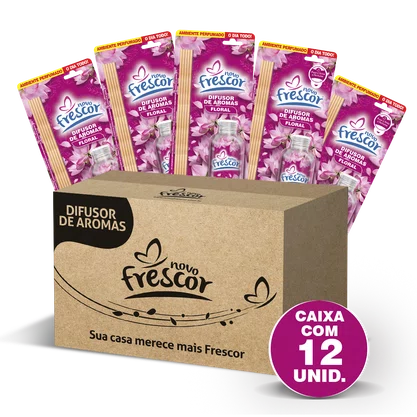 Difusor de Aromas Floral | Caixa com 12 unidades | 100ml